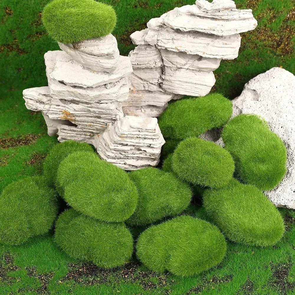 50/5개 인조 이끼 바위 볼, 가짜 녹색 미세 시뮬레 - Sphagnum Moss Dry 리뷰 및 가격